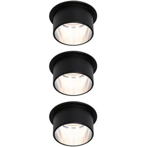 Paulmann 6.2cm LED Recessed Lighting Kit black 4.5 H x 7.0 W cm