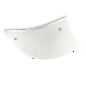 Philips Clavate 1-Light Flush Mount white 11.2 H x 33.9 W x 33.9 D cm