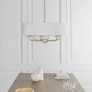 Three Posts Basilia 6-Light Drum Chandelier yellow