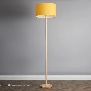 MiniSun Heather 178cm Traditional Floor Lamp yellow 178.0 H x 45.0 W x 45.0 D cm