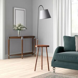 Three Posts Scotland 160cm Tray Table Floor Lamp gray 160.0 H x 40.0 W x 40.0 D cm