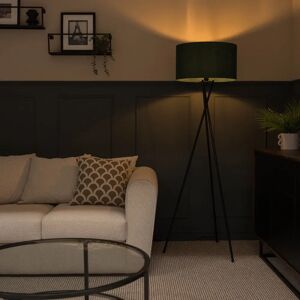 MiniSun 137cm Tripod Floor Lamp green/black 137.0 H x 17.0 W x 19.5 D cm