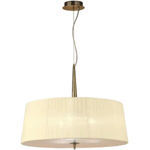 Mercer41 3 - Light Drum Pendant white/yellow/brown 20.0 H x 55.0 W x 55.0 D cm