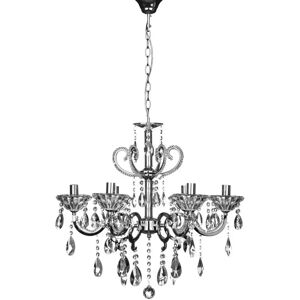 Mercer41 Payson 6-Light Candle Style Chandelier gray