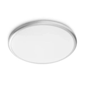 Philips LED Spray Ceiling Light 27K 12W IP44 Warm White gray 6.5 H x 28.7 W x 28.7 D cm