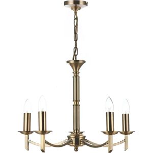 Three Posts Amplas 5-Light Candle Style Chandelier yellow