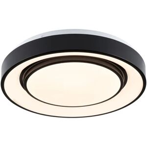 Paulmann 1-Light 38cm Flush Mount black/white 7.0 H x 38.0 W x 37.5 D cm