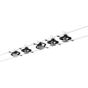 Paulmann Mac II 1000Cm 5-Light Track Kit gray/black 16.5 H x 1000.0 W cm