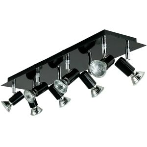 MiniSun Consul 8-Light Ceiling Spotlight black