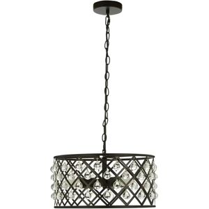 Mercer41 Stiles 3 - Light Drum Pendant black 24.0 H x 41.0 W x 41.0 D cm