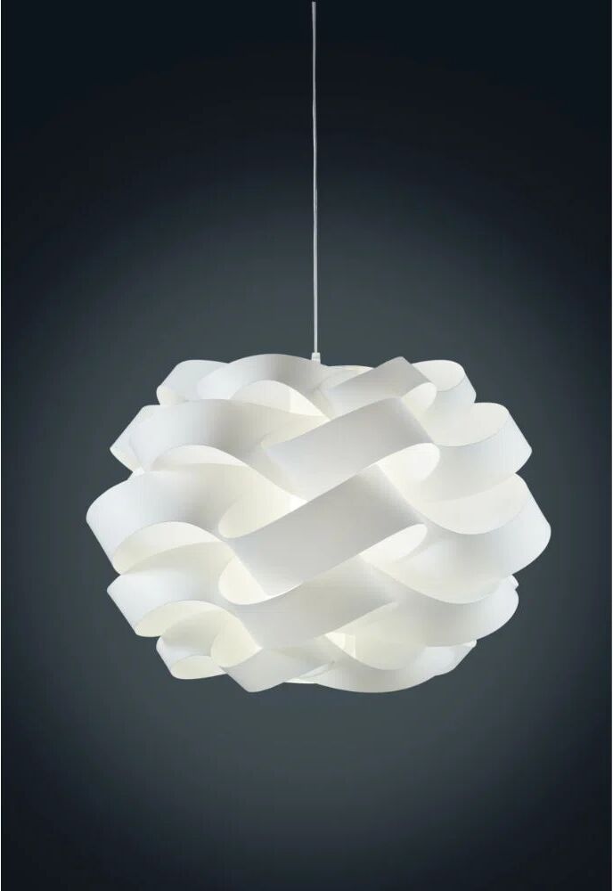 This Lighting Works 1 - Light Single Geometric Pendant white 50.0 H x 75.0 W x 75.0 D cm