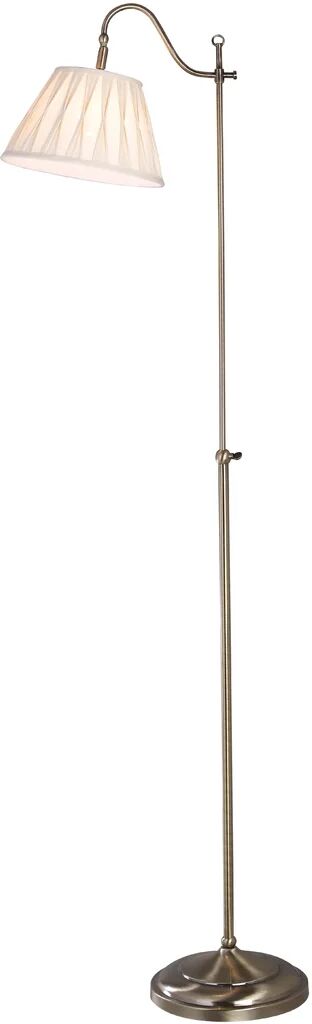 Dar Lighting Suffolk 152cm Floor Lamp brown/white/yellow 152.0 H x 40.0 W x 40.0 D cm