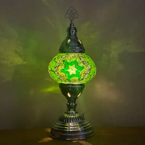 Latitude Vive Kearns 118Cm Silver Lava Table Lamp  - green - Size: 118.0 H x 30.0 W x 30.0 D cm