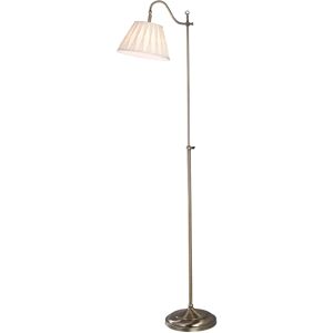 Dar Lighting Suffolk 152cm Floor Lamp brown/white/yellow 152.0 H x 40.0 W x 40.0 D cm