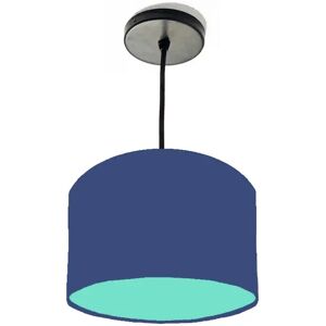 Brayden Studio 20cm x 15cm H Cotton Drum Lamp Shade blue 15.0 H x 20.0 W x 20.0 D cm