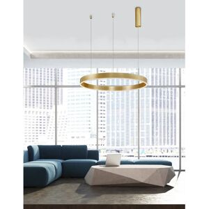 Fairmont Park Fincher 1-Light Single Drum LED Pendant yellow 5.5 H x 80.0 W x 80.0 D cm