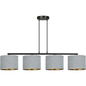 Ebern Designs Eamie 4 - Light Kitchen Island Drum Pendant gray 100.0 H x 97.0 W x 20.0 D cm