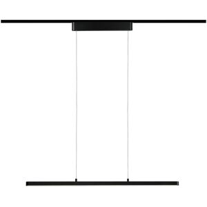 Paulmann Lento 1 - Light Kitchen Island Linear LED Pendant black/white 150.0 H x 100.0 W x 3.7 D cm