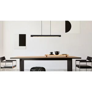 Canora Grey Renfrow 1-Light Kitchen Island Linear Pendant yellow/black 150.0 H x 8.0 W x 100.0 D cm