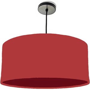 Brayden Studio 40cm x 20cm H Cotton Drum Lamp Shade red/yellow 20.0 H x 40.0 W x 40.0 D cm