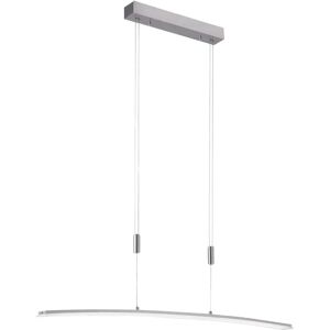 Ebern Designs Trusley 1-Light Kitchen Island Linear LED Pendant gray/white 180.0 H x 100.0 W x 6.0 D cm