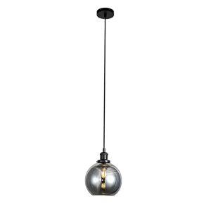 George Oliver Gadd 1-Light Single Globe Pendant black/white 100.0 H x 20.0 W x 20.0 D cm