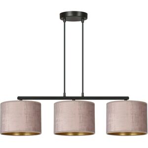 Ebern Designs Eamie 3 - Light Kitchen Island Drum Pendant pink 100.0 H x 72.0 W x 20.0 D cm