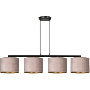 Ebern Designs Eamie 4 - Light Kitchen Island Drum Pendant pink 100.0 H x 97.0 W x 20.0 D cm