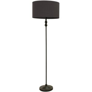 17 Stories Rinnah 151cm Traditional Floor Lamp Charcoal 151cm H X 45cm W X 45cm D