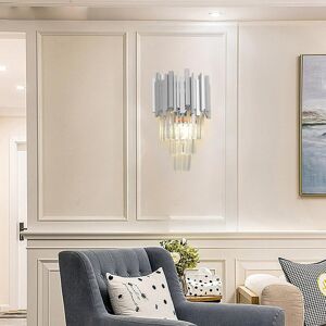 Fairmont Park Adamas E14 crystal wall light, LED indoor wall lamp, interior light lighting Silver