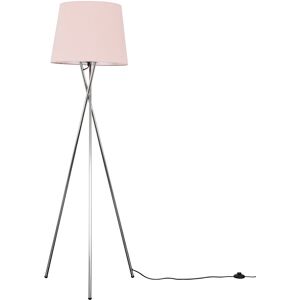 17 Stories Anan Camden Tripod Copper Floor Lamp with Aspen Shade Navy Blue 162