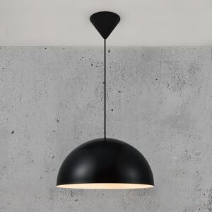 Nordlux Ellen 1-Light Single Dome Pendant Black 200cm H x 40cm W x 40cm D