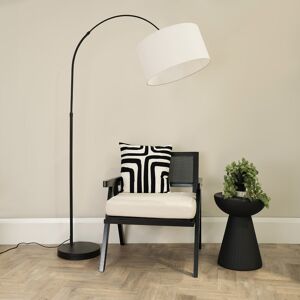 17 Stories Rinnah 180cm Traditional Floor Lamp White 180cm H X 45cm W X 105cm D
