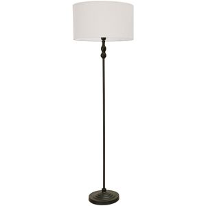 17 Stories Rinnah 151cm Traditional Floor Lamp White 151cm H X 45cm W X 45cm D