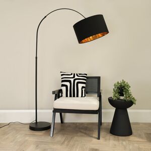 17 Stories Rinnah 180cm Traditional Floor Lamp Black 180cm H X 45cm W X 105cm D