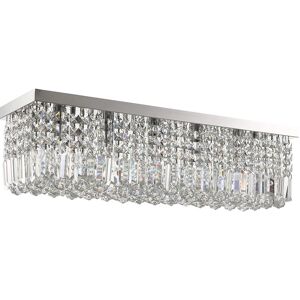 Mercer41 Walters 60-Light 80cm Flush Mount Silver 23cm H X 80cm W X 25cm D Mercer41 Walters 60-Light 80cm Flush Mount Silver 23cm H X 80cm W X 25cm D