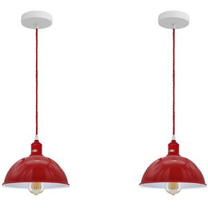 Alaniz Designer 1-Light Pendant in Brushed Steel – Luxury Industrial Ceiling Light by Breakwater Bay Red 8cm H X 21cm W Alaniz Designer 1-Light Pendant in Brushed Steel – Luxury Industrial Ceiling Light by Breakwater Bay Red 8cm H X 21cm W