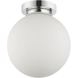 Ebern Designs Avonlea 1-Light 25cm Flush Mount Polished Chrome 31.4cm H X 25cm W X 25cm D Ebern Designs Avonlea 1-Light 25cm Flush Mount Polished Chrome 31.4cm H X 25cm W X 25cm D