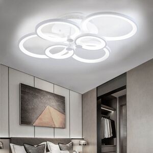 Metro Ashawna 6-Light 75cm LED Integrated Flush Mount White 11cm H X 75cm W X 50cm D Metro Ashawna 6-Light 75cm LED Integrated Flush Mount White 11cm H X 75cm W X 50cm D