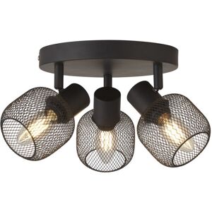 Borough Wharf Vierzon 3-Light 36Cm Ceiling Spotlight Black 17cm H X 36cm W X 36cm D Borough Wharf Vierzon 3-Light 36Cm Ceiling Spotlight Black 17cm H X 36cm W X 36cm D