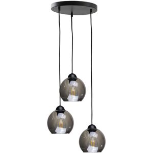 Corrigan Studio Sodus 3 - Light Cluster Globe Pendant Black 15cm H X 15cm W X 15cm D Corrigan Studio Sodus 3 - Light Cluster Globe Pendant Black 15cm H X 15cm W X 15cm D