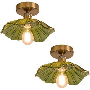 Skyicei L 2 Pack Chandelier, Flush Mount Ceiling Light, Clear Glass Shade Light Fixture, 1 Light Lighting Fixture For Bedroom,Dining Room,Kitchen, Hallway Green 28cm H X 12cm W Skyicei L 2 Pack Chandelier, Flush Mount Ceiling Light, Clear Glass Shade Light Fixture, 1 Light Lighting Fixture For Bedroom,Dining Room,Kitchen, Hallway Green 28cm H X 12cm W