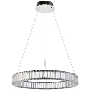 Fairmont Park Elitia 1 - Light Crystal Wagon Wheel LED Pendant Steel 40cm H X 61cm W X 61cm D Fairmont Park Elitia 1 - Light Crystal Wagon Wheel LED Pendant Steel 40cm H X 61cm W X 61cm D