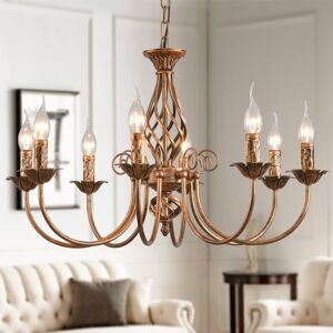 Rosdorf Park Dirksen 8 - Light Dimmable Classic / Traditional Chandelier Bronze 39cm H X 70cm W X 70cm D Rosdorf Park Dirksen 8 - Light Dimmable Classic / Traditional Chandelier Bronze 39cm H X 70cm W X 70cm D