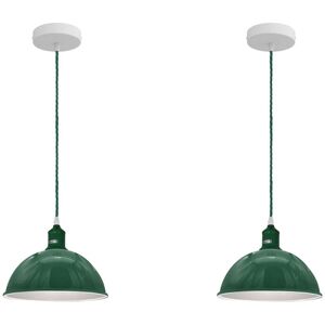 Alaniz Designer 1-Light Pendant in Brushed Steel – Luxury Industrial Ceiling Light by Breakwater Bay Green 8cm H X 21cm W Alaniz Designer 1-Light Pendant in Brushed Steel – Luxury Industrial Ceiling Light by Breakwater Bay Green 8cm H X 21cm W