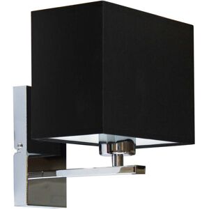 17 Stories Asavira 1 - Light Armed Sconce Chrome/Black 23cm H X 20cm W X 18cm D 17 Stories Asavira 1 - Light Armed Sconce Chrome/Black 23cm H X 20cm W X 18cm D