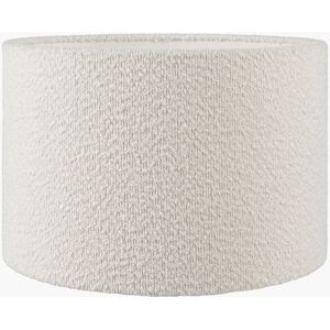 Mercury Drum Boucle Lamp Shade White 25cm H x 40cm W x 40cm D Mercury Drum Boucle Lamp Shade White 25cm H x 40cm W x 40cm D