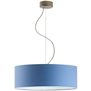 17 Stories Aubryelle 3 - Light Drum Pendant Blue/Antique (Old) Gold 120cm H x 50cm W x 50cm D 17 Stories Aubryelle 3 - Light Drum Pendant Blue/Antique (Old) Gold 120cm H x 50cm W x 50cm D