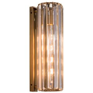 Mercer41 Moon 1-Light Flush Mount Antique Brass 40cm H X 16cm W X 12cm D Mercer41 Moon 1-Light Flush Mount Antique Brass 40cm H X 16cm W X 12cm D