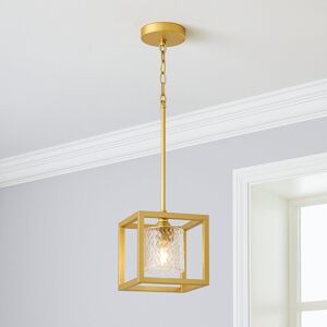 Brambly Cottage Soluri 1 - Light Gold Ceiling Pendant Light Gold 20cm H X 20cm W X 20cm D Brambly Cottage Soluri 1 - Light Gold Ceiling Pendant Light Gold 20cm H X 20cm W X 20cm D